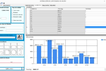 Exacad QT Extracción Cantidades Acero