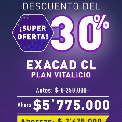 Exacad CL CyberWeek - Plan Vitalicio
